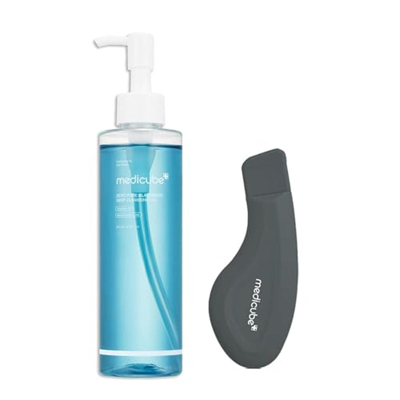 Deep Pore Cleansing Duo: Zero Pore Blackhead Cleansing Oil and Blackhead Cleaner Tool | Deep Cleansing Set for Excess Sebum & Hardened Impurities | Easy & Effective Cleansing Set
