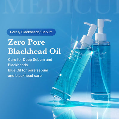 Deep Pore Cleansing Duo: Zero Pore Blackhead Cleansing Oil and Blackhead Cleaner Tool | Deep Cleansing Set for Excess Sebum & Hardened Impurities | Easy & Effective Cleansing Set