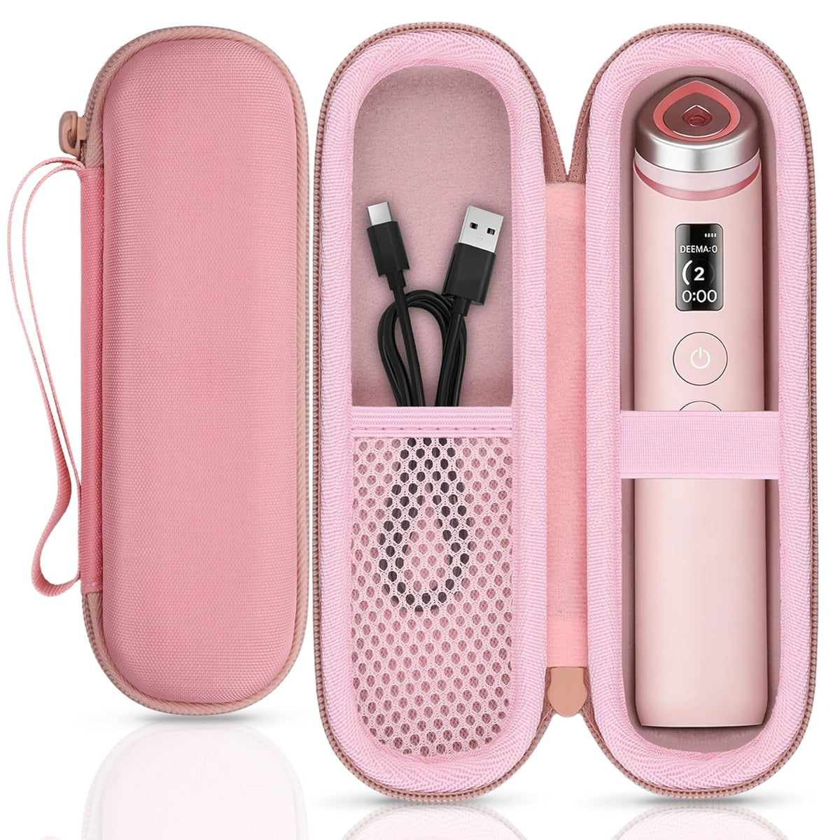 Medicube Booster Pro 6-In-1 Beauty Massager Hard Protective Case in Pink