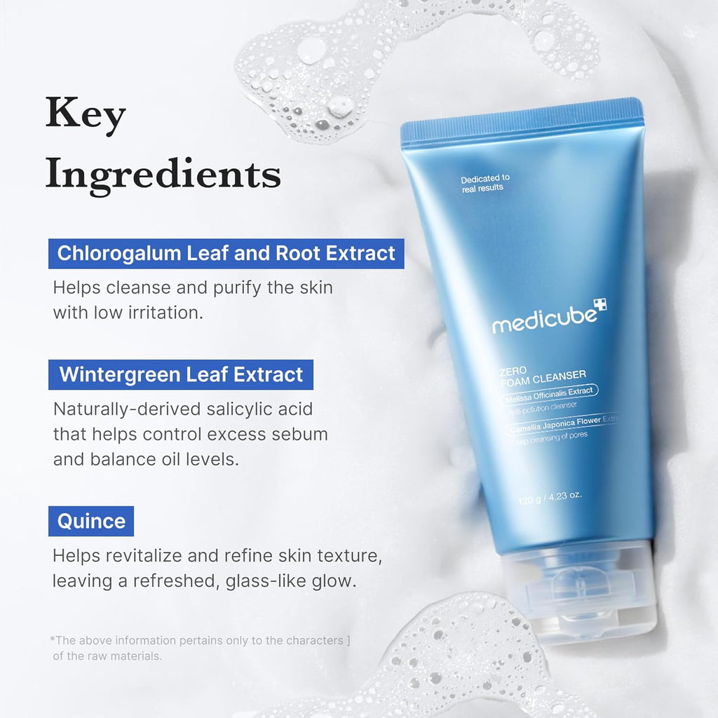 Gentle Zero Pore Cleansing Set: Foam Cleanser and Pore Brush