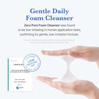 Gentle Zero Pore Cleansing Set: Foam Cleanser and Pore Brush