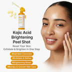 Body Peel Shot with Kojic Acid Turmeric, Brightening & Exfoliating