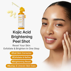 Body Peel Shot with Kojic Acid Turmeric, Brightening & Exfoliating