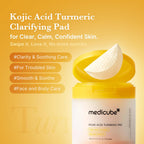 Toner Pads Kojic Acid Turmeric Clarifying Pad for Troubled Skin