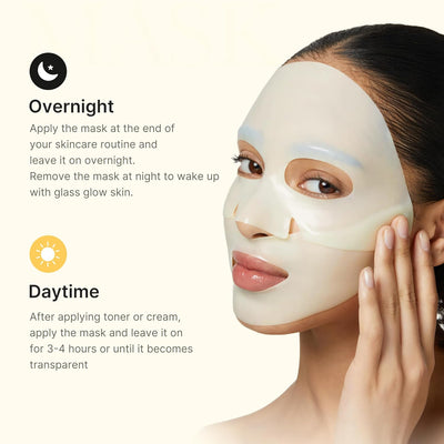 Brightening Jelly Gel Mask with Kojic Acid and Turmeric, Set of 4