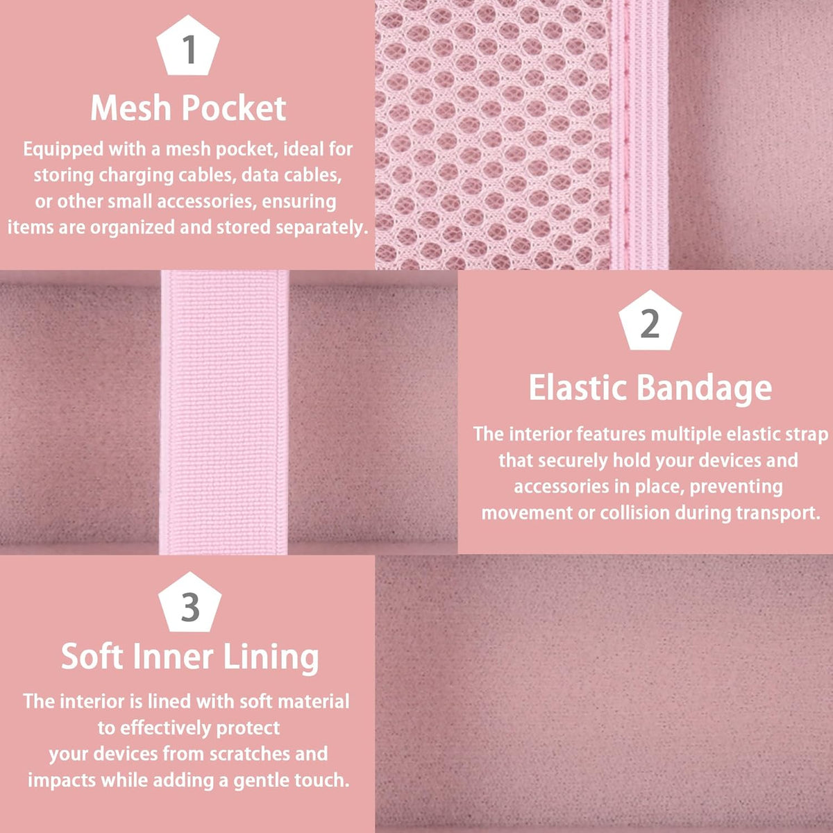 Medicube Booster Pro 6-In-1 Beauty Massager Hard Protective Case in Pink