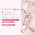 Advanced Eye Serum with Salmon DNA PDRN, Peptides, and Retinol for Reducing Fine Lines