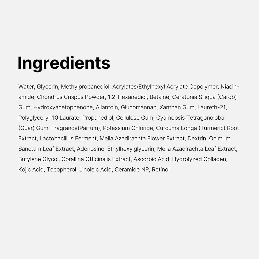 Brightening Jelly Gel Mask with Kojic Acid and Turmeric, Set of 4