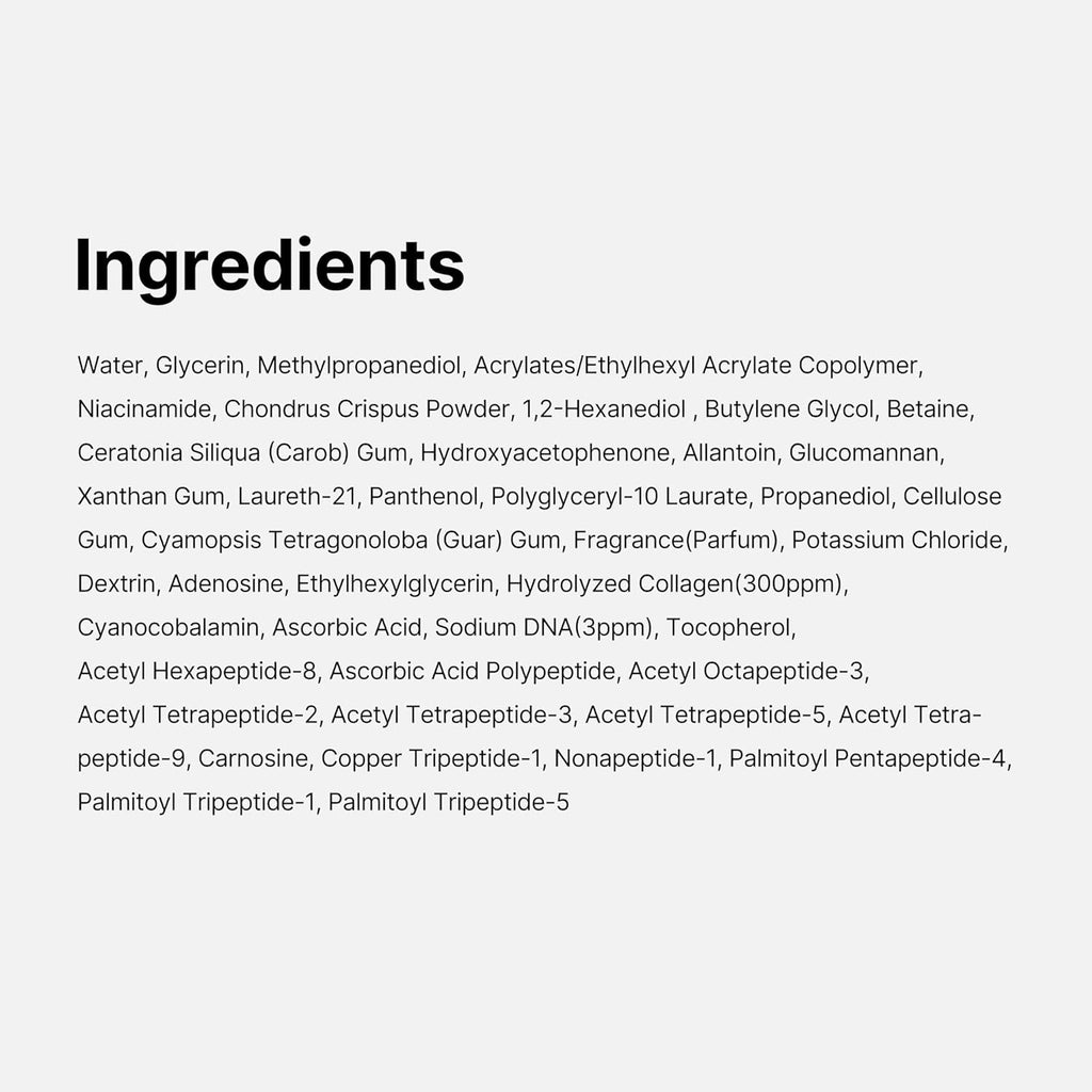 Jelly Gel Mask with Salmon DNA PDRN Pink Collagen, Plump & Hydrate