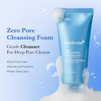 Gentle Zero Pore Cleansing Set: Foam Cleanser and Pore Brush